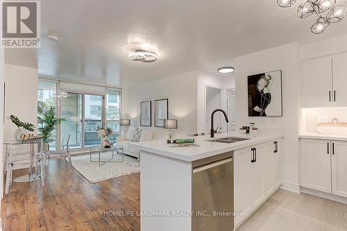 201 - 509 Beecroft Road, Toronto (Willowdale West), ON - Indoor Photo Showing Kitchen With Double Sink