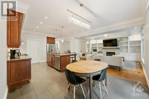 197 Strathcona Avenue, Ottawa, ON - Indoor Photo Showing Dining Room With Fireplace