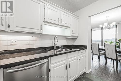 1408 - 2055 Upper Middle Road, Burlington (Brant Hills), ON - Indoor Photo Showing Kitchen With Double Sink