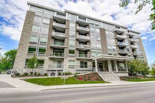 479 Charlton Avenue E|Unit #509, Hamilton, ON - Outdoor With Balcony With Facade