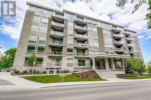 509 - 479 Charlton Avenue E, Hamilton (Stinson), ON - Outdoor With Balcony With Facade