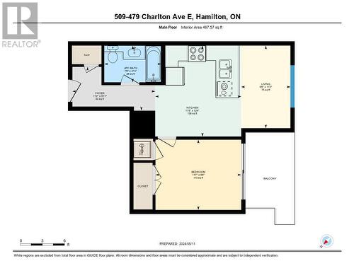 509 - 479 Charlton Avenue E, Hamilton (Stinson), ON - Other