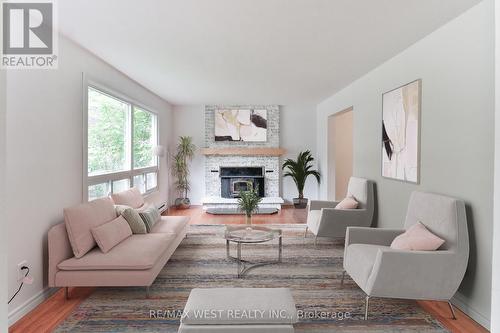 83 The Boulevard, New Tecumseth, ON - Indoor Photo Showing Living Room With Fireplace