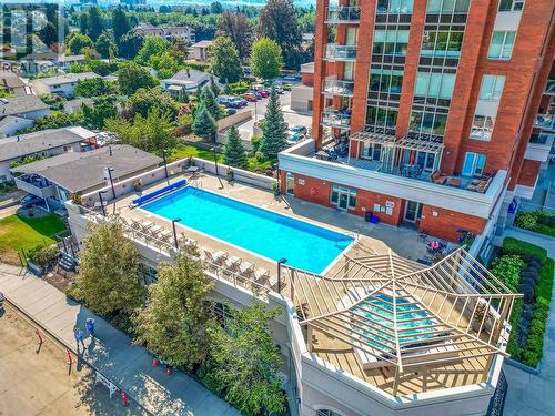 1160 Bernard Avenue Unit# 310, Kelowna, BC - Outdoor With In Ground Pool