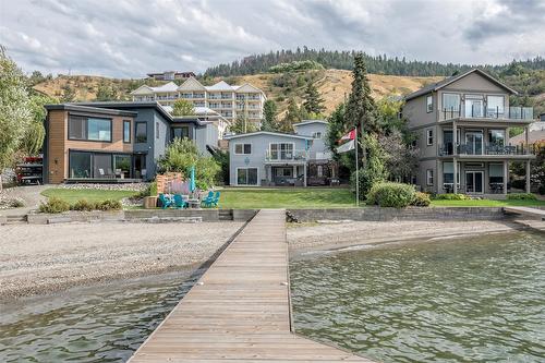 7953 Okanagan Landing Road, Vernon, BC - Outdoor With Body Of Water With Facade