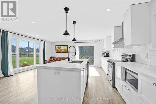 129 Langford Church Road, Brantford, ON - Indoor Photo Showing Kitchen With Upgraded Kitchen