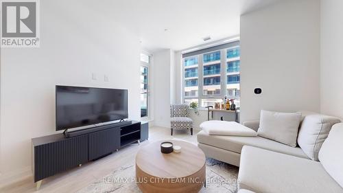 205 - 70 Annie Craig Drive W, Toronto (Mimico), ON - Indoor Photo Showing Living Room