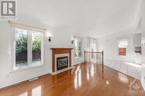 14 Craighall Circle, Ottawa, ON - Indoor Photo Showing Living Room With Fireplace