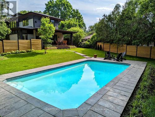 114 Reding Road, Hamilton (Ancaster), ON - Outdoor With In Ground Pool With Backyard