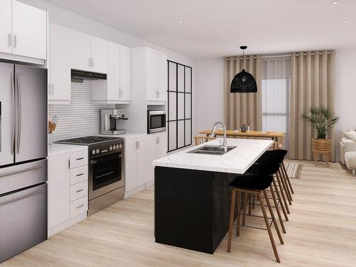 Kitchen - 103-20 Rue Gilmour, Châteauguay, QC - Indoor Photo Showing Kitchen With Double Sink With Upgraded Kitchen