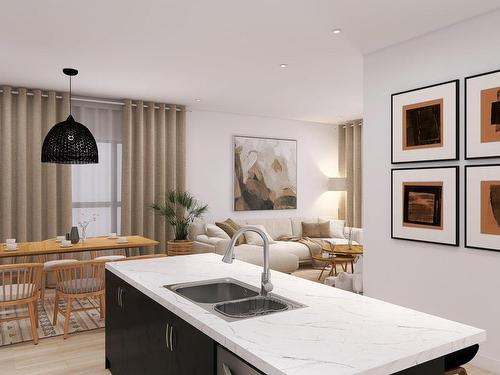 Cuisine - 203-20 Rue Gilmour, Châteauguay, QC - Indoor Photo Showing Kitchen With Double Sink