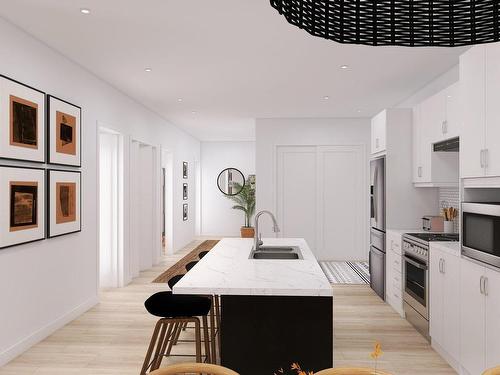 Kitchen - 203-20 Rue Gilmour, Châteauguay, QC - Indoor Photo Showing Kitchen With Double Sink With Upgraded Kitchen