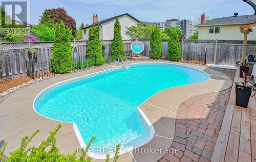 2189 Bader Crescent, Burlington (Brant Hills), ON - Outdoor With In Ground Pool