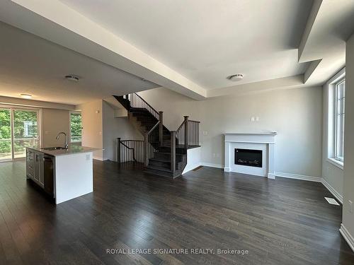 23 Folcroft St, Brampton, ON - Indoor Photo Showing Living Room With Fireplace