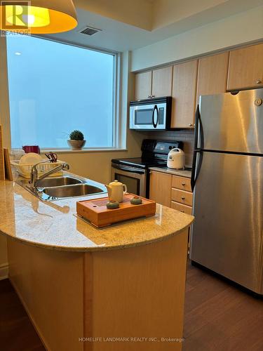 4801 - 763 Bay Street, Toronto, ON - Indoor Photo Showing Kitchen With Double Sink