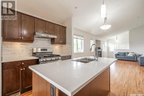 5369 Aerial Crescent, Regina, SK - Indoor Photo Showing Kitchen With Double Sink