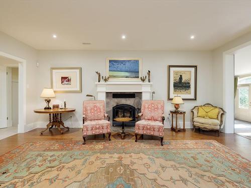 Salon - 73 Rue Butternut, Hudson, QC - Indoor Photo Showing Living Room With Fireplace