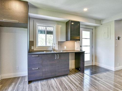 Cuisine - 943  - 945 Route Morin, Val-David, QC - Indoor Photo Showing Kitchen With Double Sink