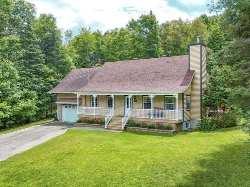 Photo aÃ©rienne - 2110 Ch. Du Grand-Héron, Sainte-Adèle, QC - Outdoor With Deck Patio Veranda