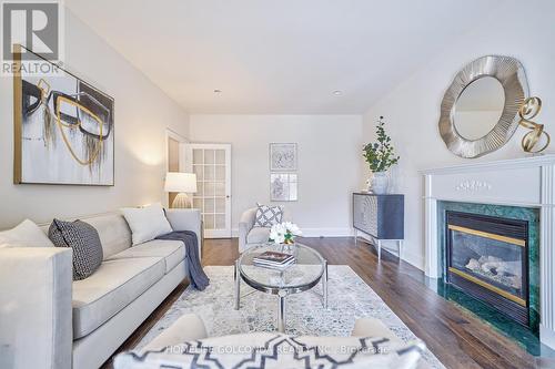 20 Renberg Drive, Markham, ON - Indoor Photo Showing Living Room With Fireplace