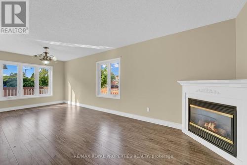 48 Zachary Drive, Brampton, ON - Indoor Photo Showing Living Room With Fireplace