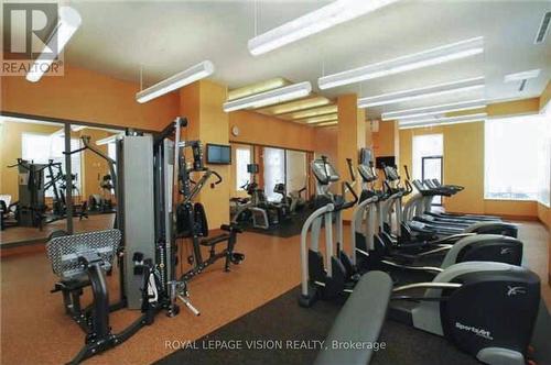 1906 - 181 Wynford Drive, Toronto (Banbury-Don Mills), ON - Indoor Photo Showing Gym Room