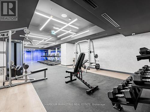 1002 - 86 Dundas Street E, Mississauga (Cooksville), ON - Indoor Photo Showing Gym Room