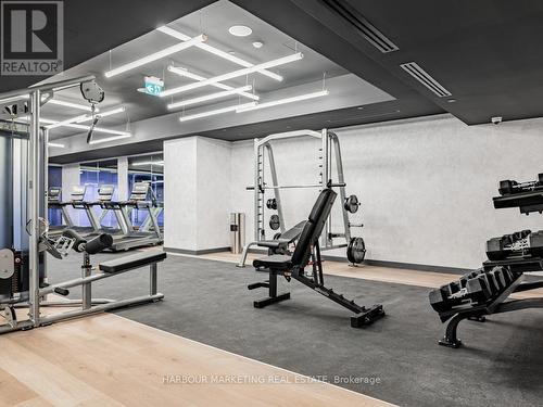 1002 - 86 Dundas Street E, Mississauga (Cooksville), ON - Indoor Photo Showing Gym Room