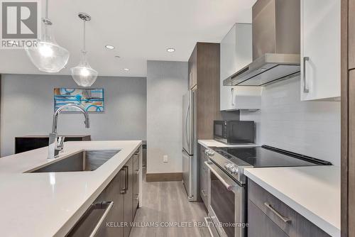 212 - 16 Markle Crescent, Hamilton (Ancaster), ON - Indoor Photo Showing Kitchen With Upgraded Kitchen