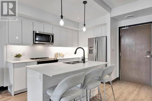 212 - 16 Markle Crescent, Hamilton (Ancaster), ON - Indoor Photo Showing Kitchen With Double Sink With Upgraded Kitchen