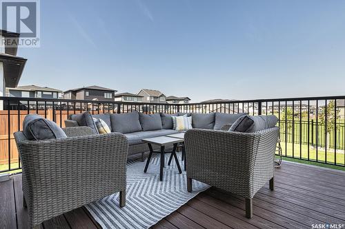 327 Aniskotaw Bend, Saskatoon, SK - Outdoor With Deck Patio Veranda With Exterior