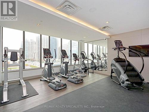 3102 - 4011 Brickstone Mews, Mississauga (City Centre), ON - Indoor Photo Showing Gym Room