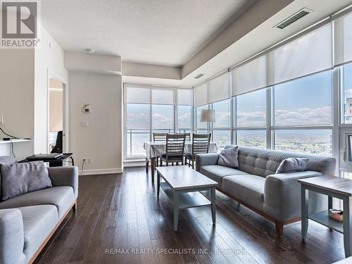 3102 - 4011 Brickstone Mews, Mississauga (City Centre), ON - Indoor Photo Showing Living Room