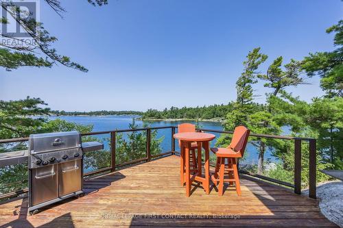 B-209 Lumsden Island W, The Archipelago, ON - Outdoor With Body Of Water With Deck Patio Veranda With View