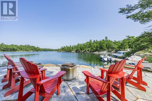 B-209 Lumsden Island W, The Archipelago, ON - Outdoor With Body Of Water With Deck Patio Veranda With View