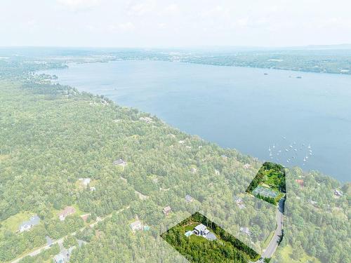 Aerial photo - 2350 Rue Du Havre, Magog, QC - Outdoor With Body Of Water With View