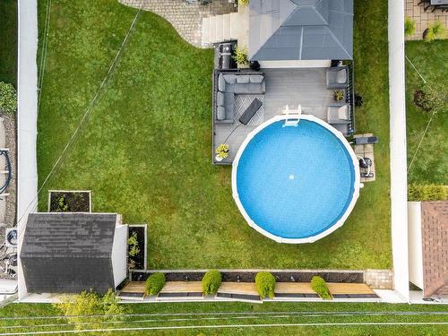 Photo aÃ©rienne - 343 Rue François-Cotineau, Terrebonne (Lachenaie), QC - Outdoor With Above Ground Pool