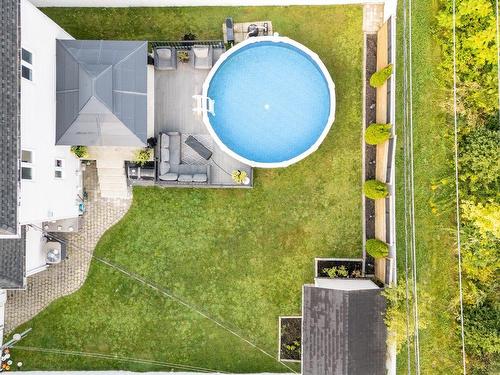 Aerial photo - 343 Rue François-Cotineau, Terrebonne (Lachenaie), QC - Outdoor With Above Ground Pool