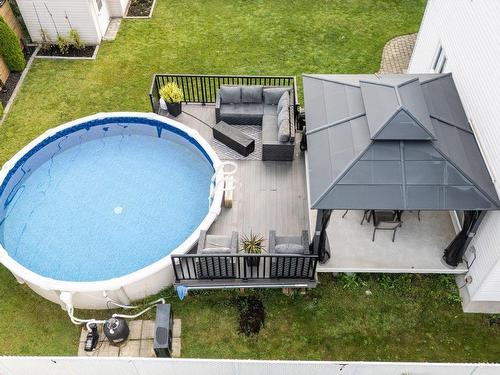 Photo aÃ©rienne - 343 Rue François-Cotineau, Terrebonne (Lachenaie), QC - Outdoor With Above Ground Pool