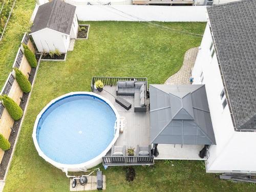 Photo aÃ©rienne - 343 Rue François-Cotineau, Terrebonne (Lachenaie), QC - Outdoor With Above Ground Pool