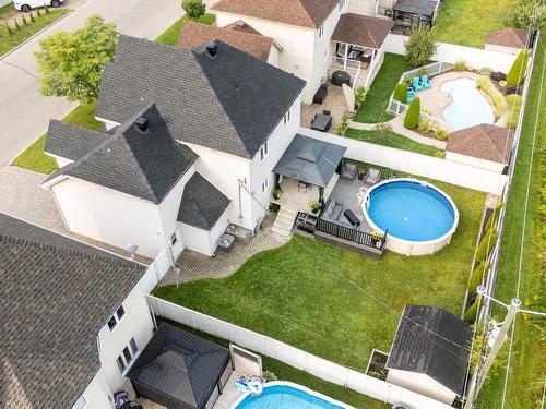 Photo aÃ©rienne - 343 Rue François-Cotineau, Terrebonne (Lachenaie), QC - Outdoor With Above Ground Pool