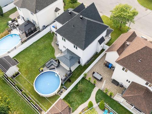 Aerial photo - 343 Rue François-Cotineau, Terrebonne (Lachenaie), QC - Outdoor With Above Ground Pool With View