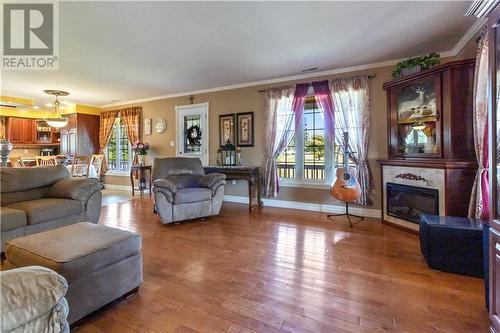 3039 Rte 535, Cocagne, NB - Indoor Photo Showing Living Room With Fireplace