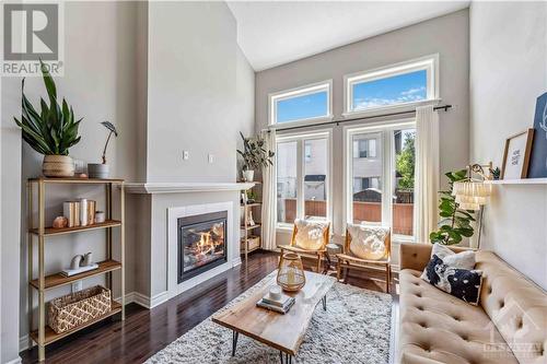 727 Morningstar Way, Ottawa, ON - Indoor Photo Showing Living Room With Fireplace