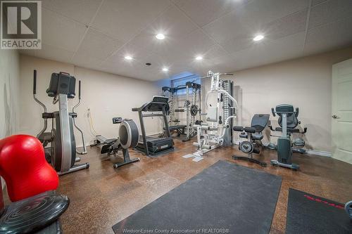 353 West Puce Road, Lakeshore, ON - Indoor Photo Showing Gym Room