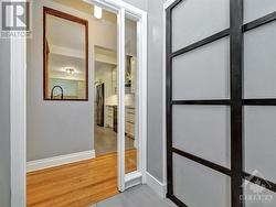 Foyer w/modern sliding doors - 