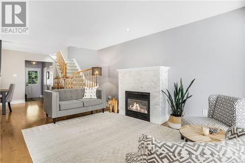 Living room - 115 Braddock Private, Ottawa, ON - Indoor Photo Showing Living Room With Fireplace