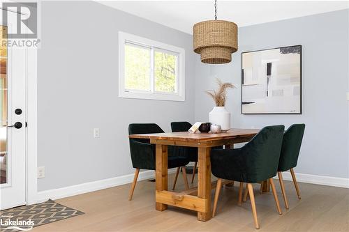 1322 Britannia Road, Huntsville, ON - Indoor Photo Showing Dining Room