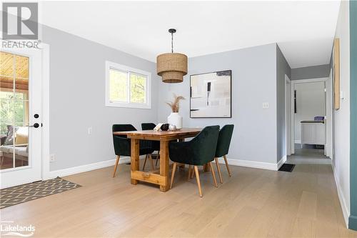 1322 Britannia Road, Huntsville, ON - Indoor Photo Showing Dining Room