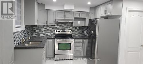 Bsmt - 15093 Danby Road, Halton Hills, ON - Indoor Photo Showing Kitchen With Stainless Steel Kitchen With Double Sink With Upgraded Kitchen